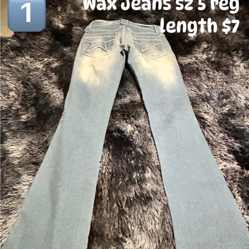 Wax Jean Women's Light Blue Flare Jeans